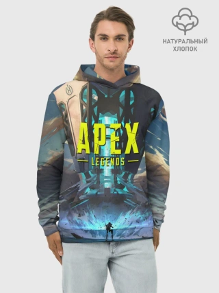 Худи мужской база хлопок / APEX Legends boom