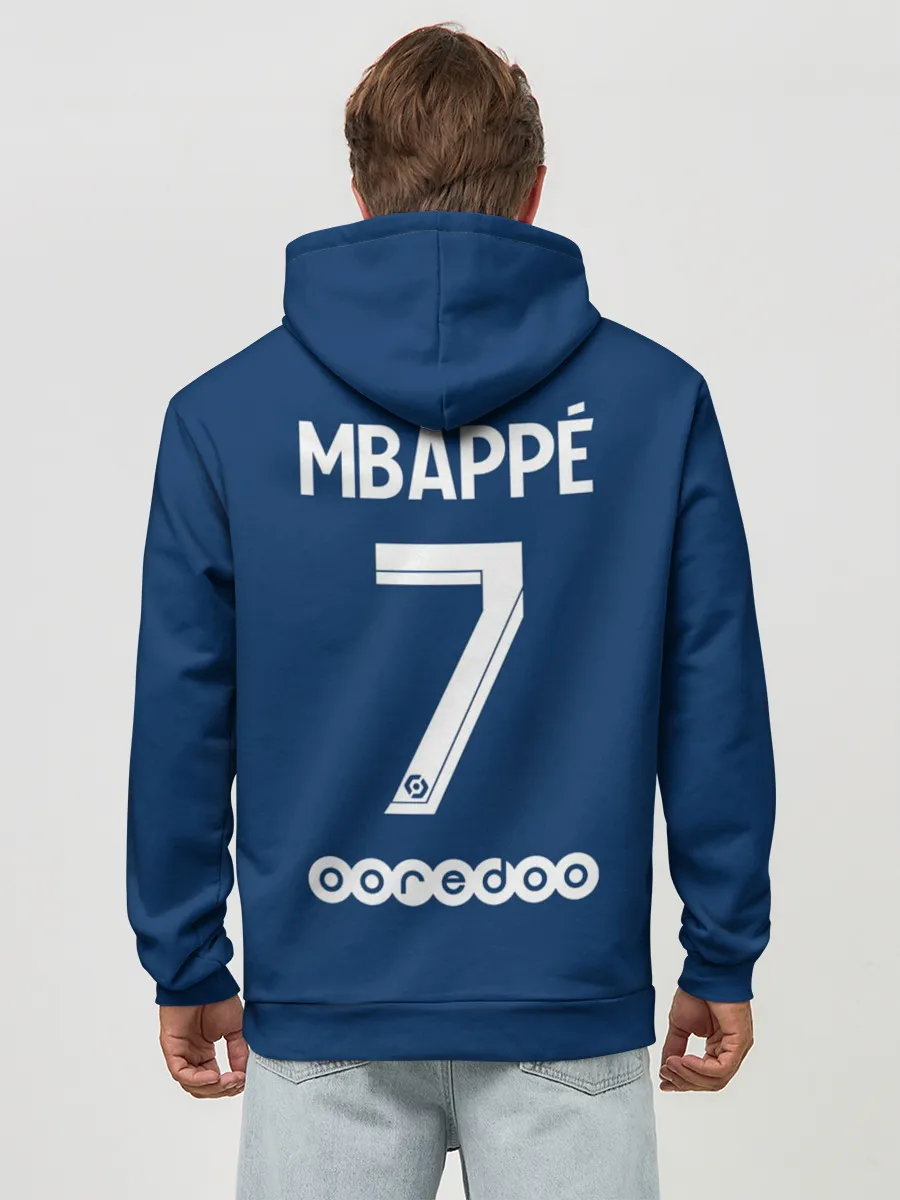 Худи мужской база хлопок / Мбаппе ПСЖ форма 2021/2022