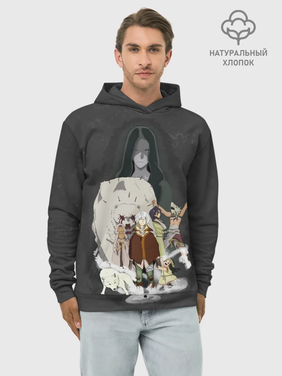 Худи мужской база хлопок / для тебя бессмертный Фуши