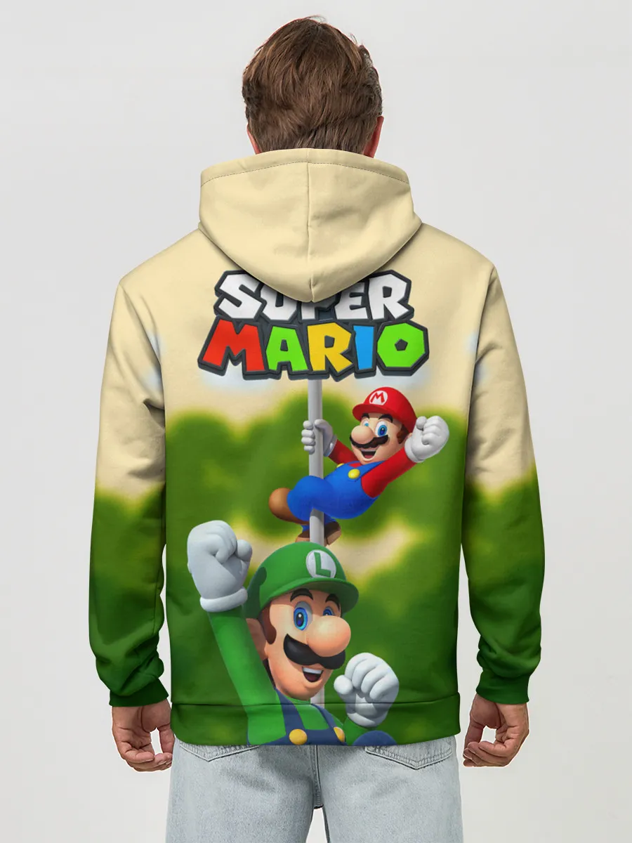 Худи мужской база хлопок / 3DMario