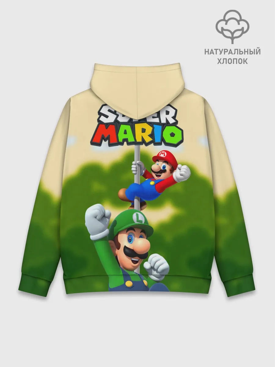 Худи мужской база хлопок / 3DMario