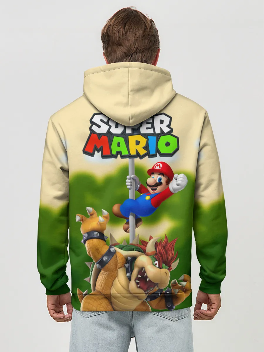 Худи мужской база хлопок / Mario Coins