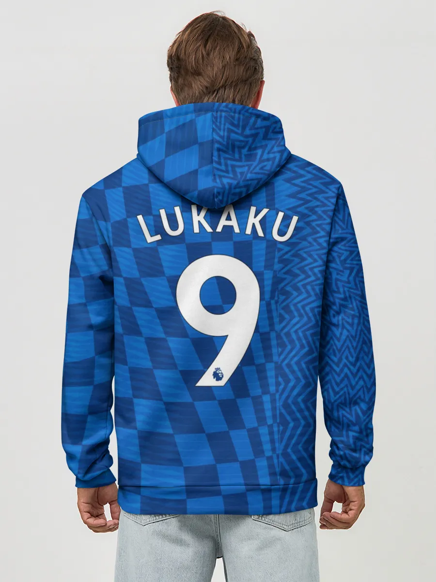 Худи мужской база хлопок / Лукаку Челси форма 2021/2022