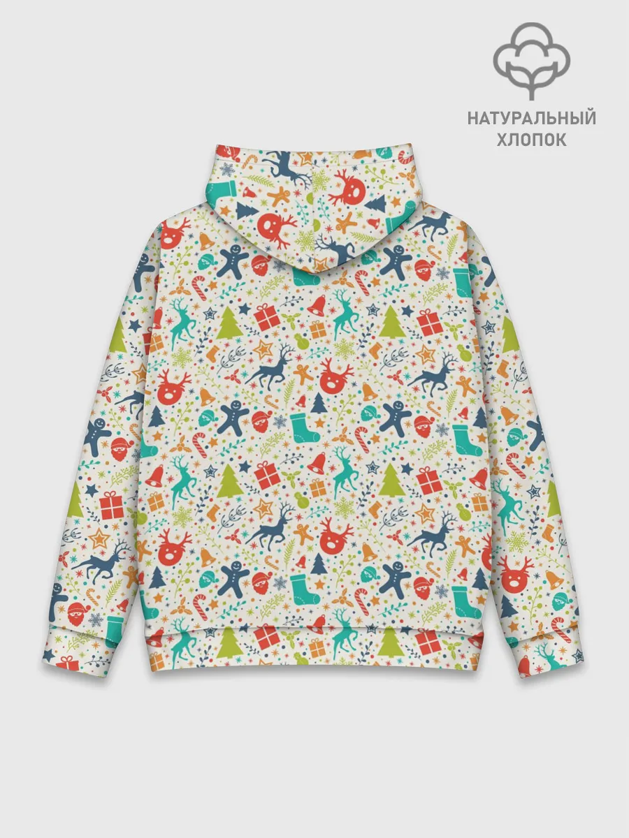 Худи мужской база хлопок / Символика Нового Года