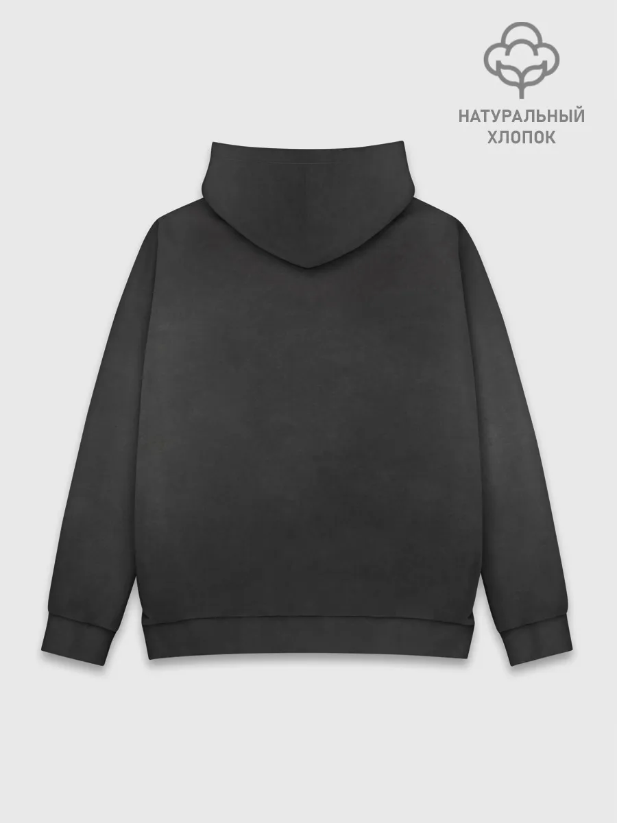 Худи мужской база хлопок / Призрак в огне