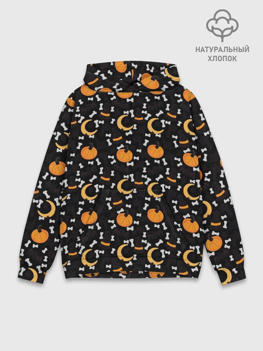 Худи мужской база хлопок / Patern Halloween 5