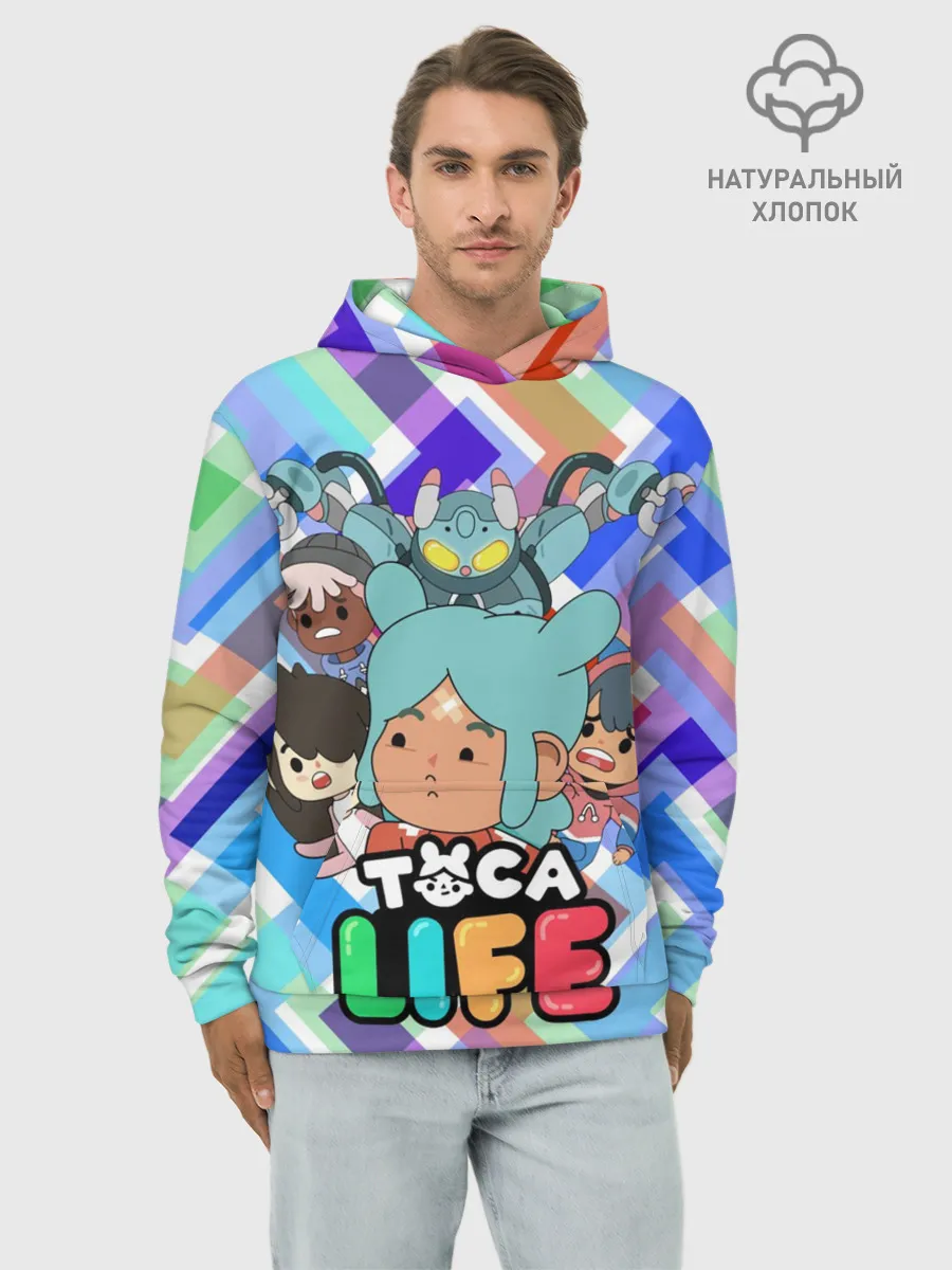Худи мужской база хлопок / Toca Boca | Тока Бока