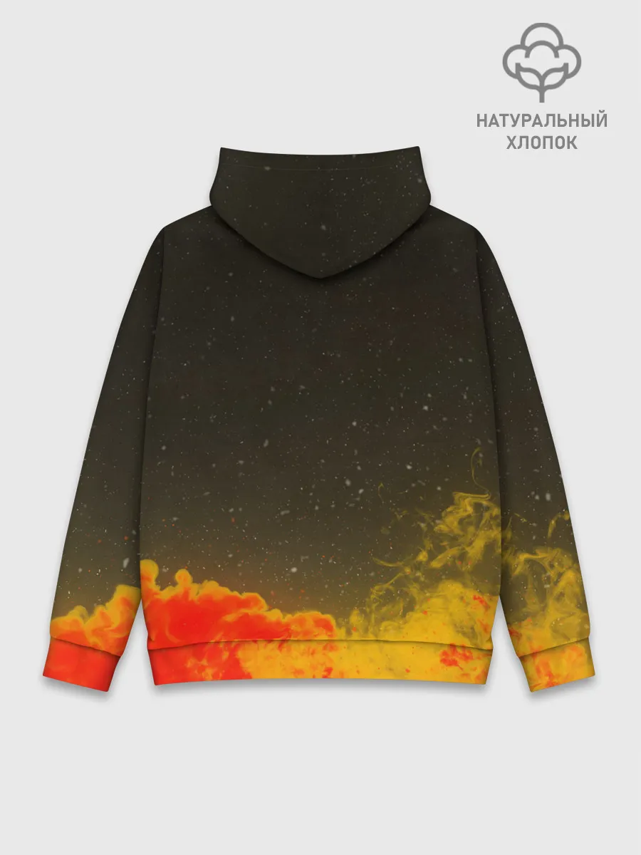 Худи мужской база хлопок / Children of Bodom | Skeleton on a horse