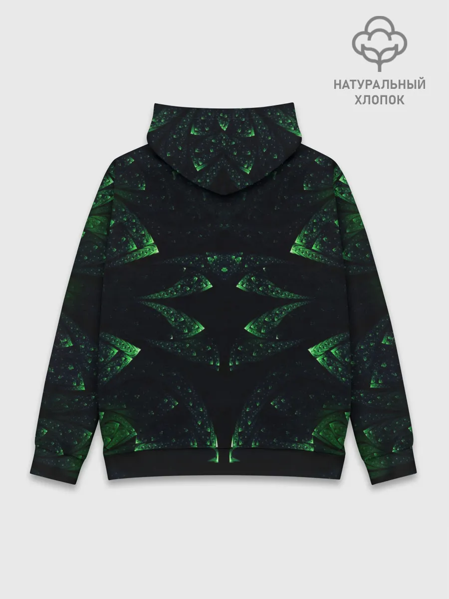 Худи мужской база хлопок / Орнамент Майя