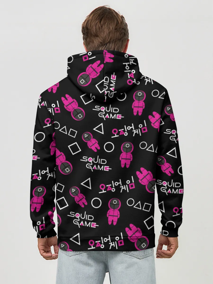 Худи мужской база хлопок / Игра в кальмара