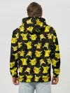 Худи мужской база хлопок / ПИКАЧУ ПАТТЕРН / PIKA PIKACHU /
