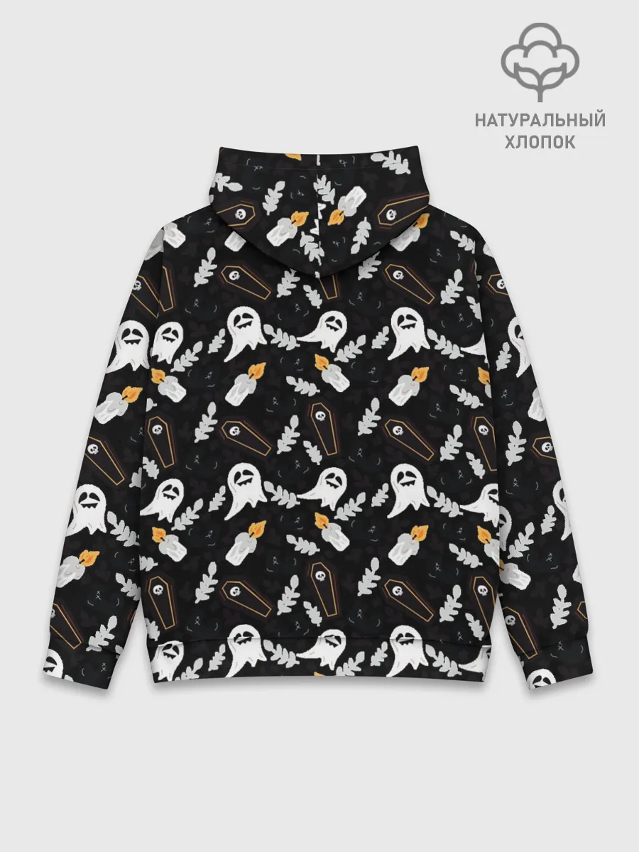 Худи мужской база хлопок / Patern Halloween 16