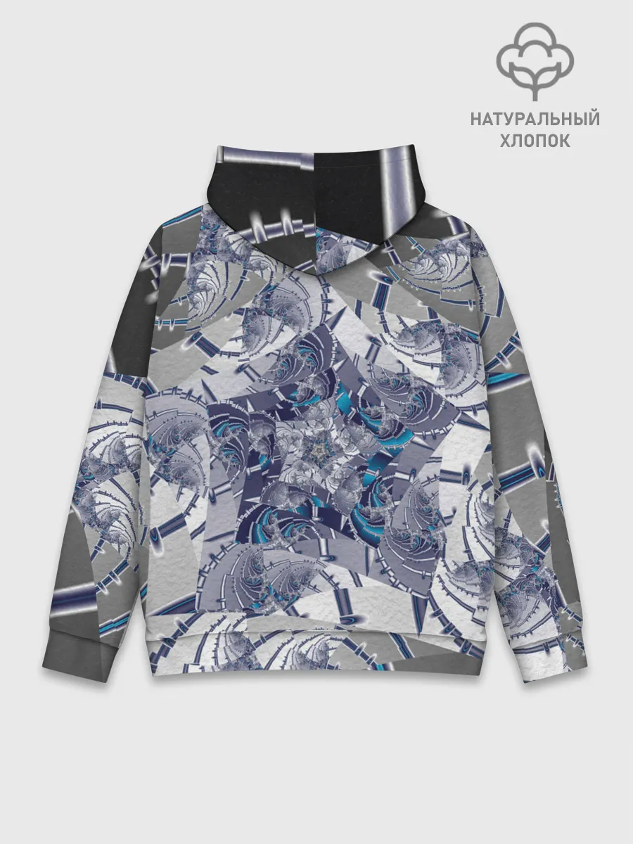 Худи мужской база хлопок / Абстракция 499