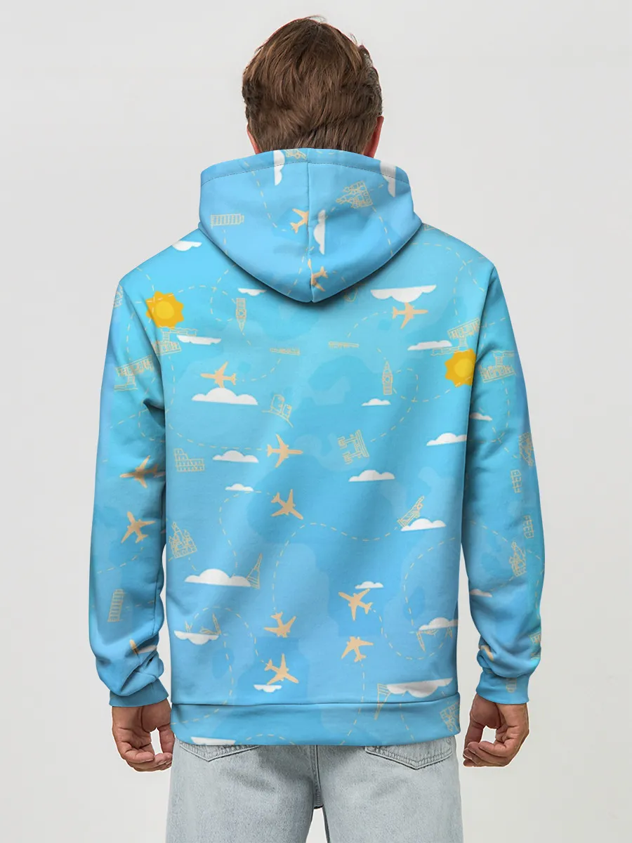 Худи мужской база хлопок / мое путешествие