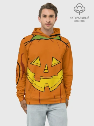 Худи мужской база хлопок / Костюм тыквы / Halloween