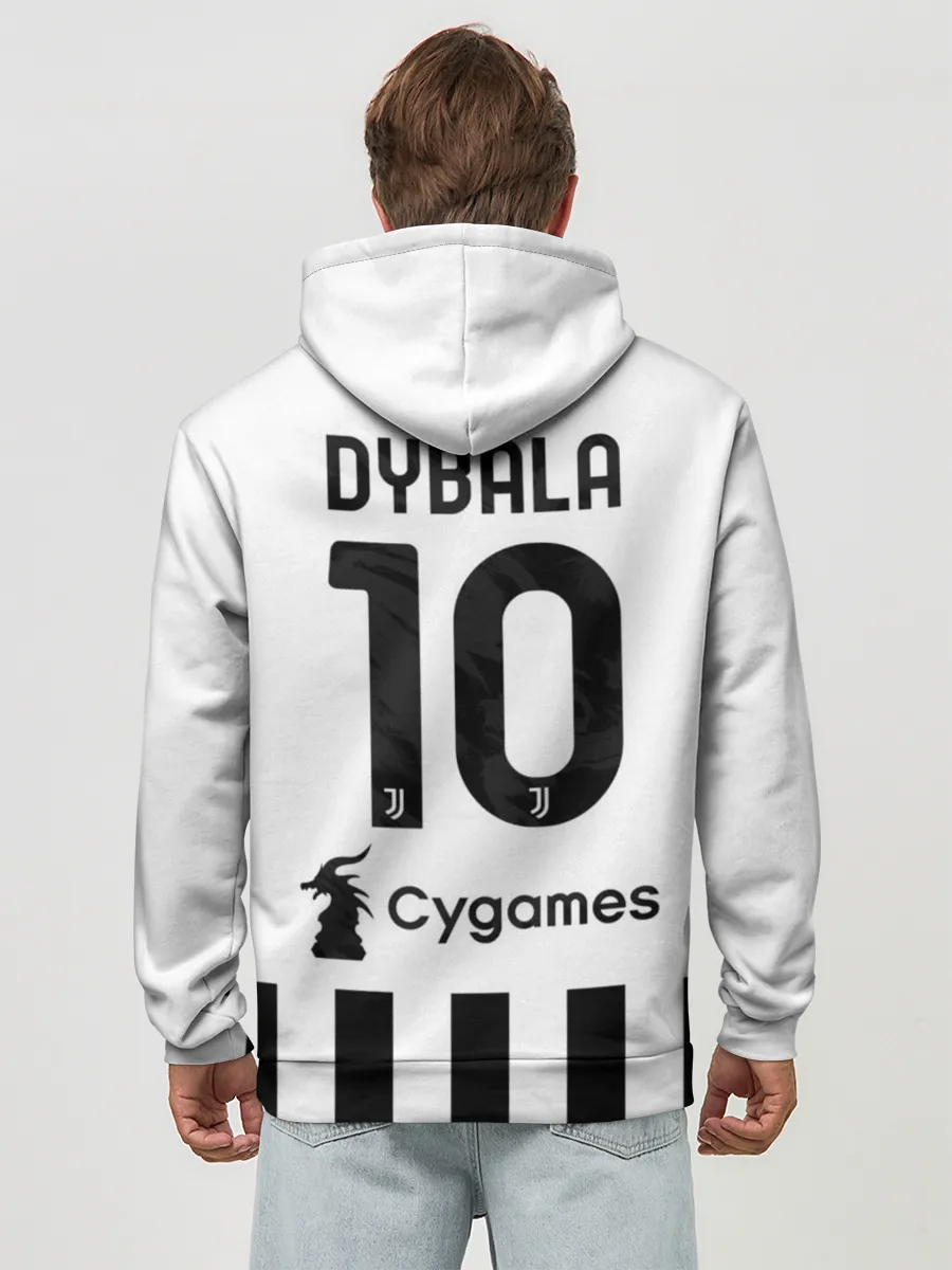 Худи мужской база хлопок / Дибала Ювентус форма 2021/2022