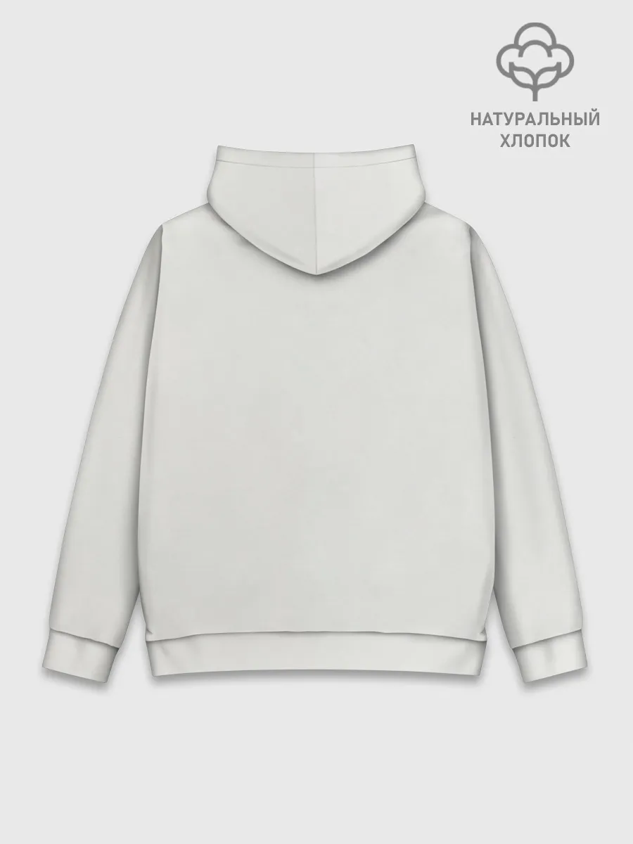 Худи мужской база хлопок / Ариана в зелёном