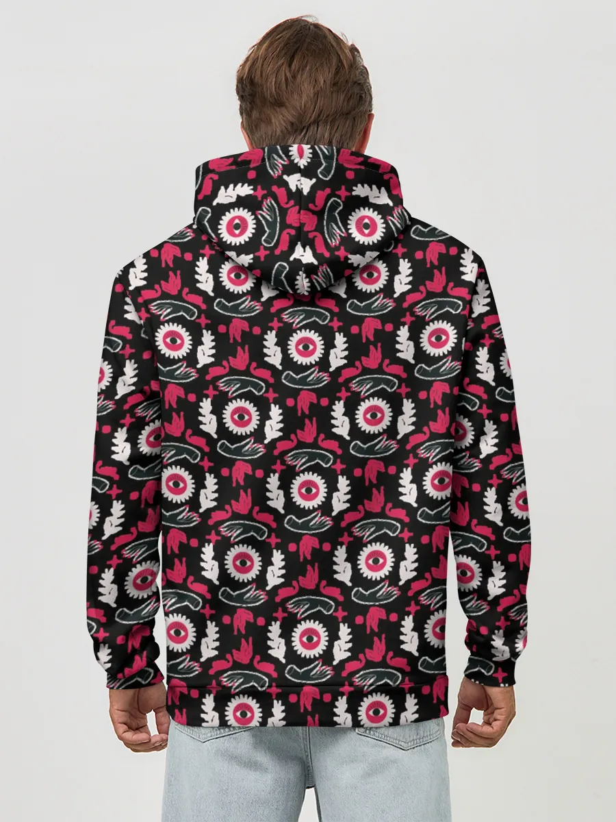 Худи мужской база хлопок / Patern Halloween 20