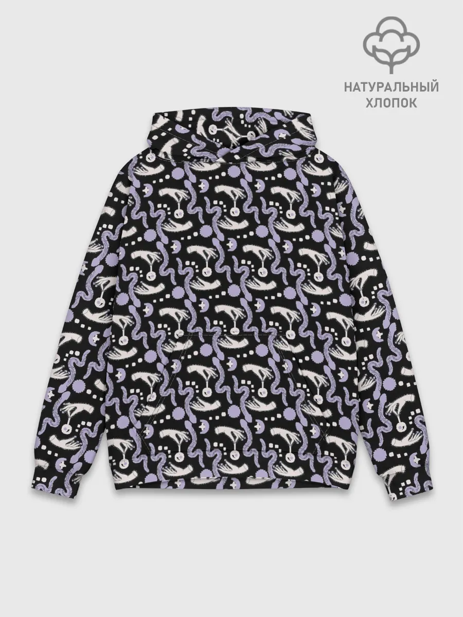 Худи мужской база хлопок / Patern Halloween 21