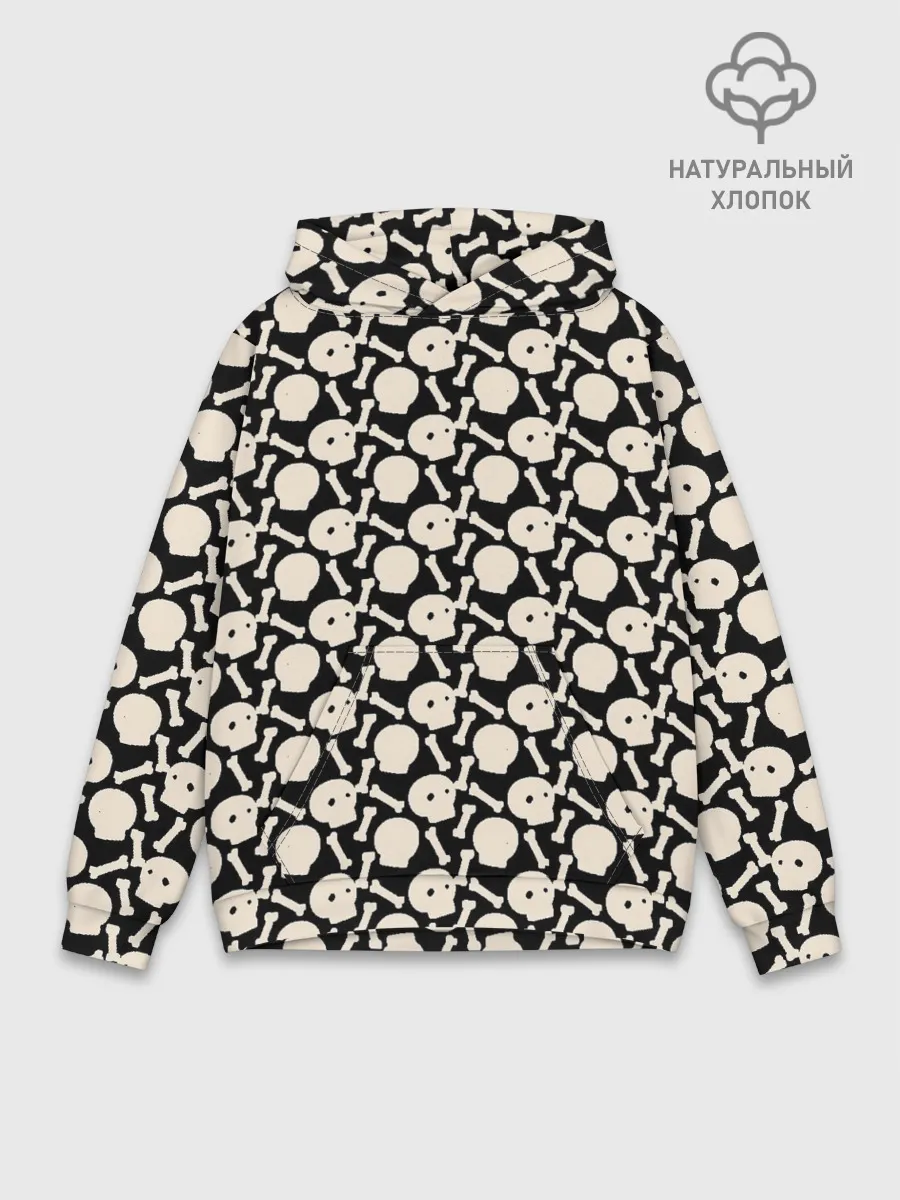 Худи мужской база хлопок / Patern Halloween 25