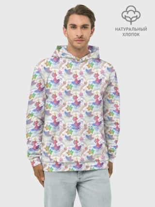 Худи мужской база хлопок / Merry Christmas