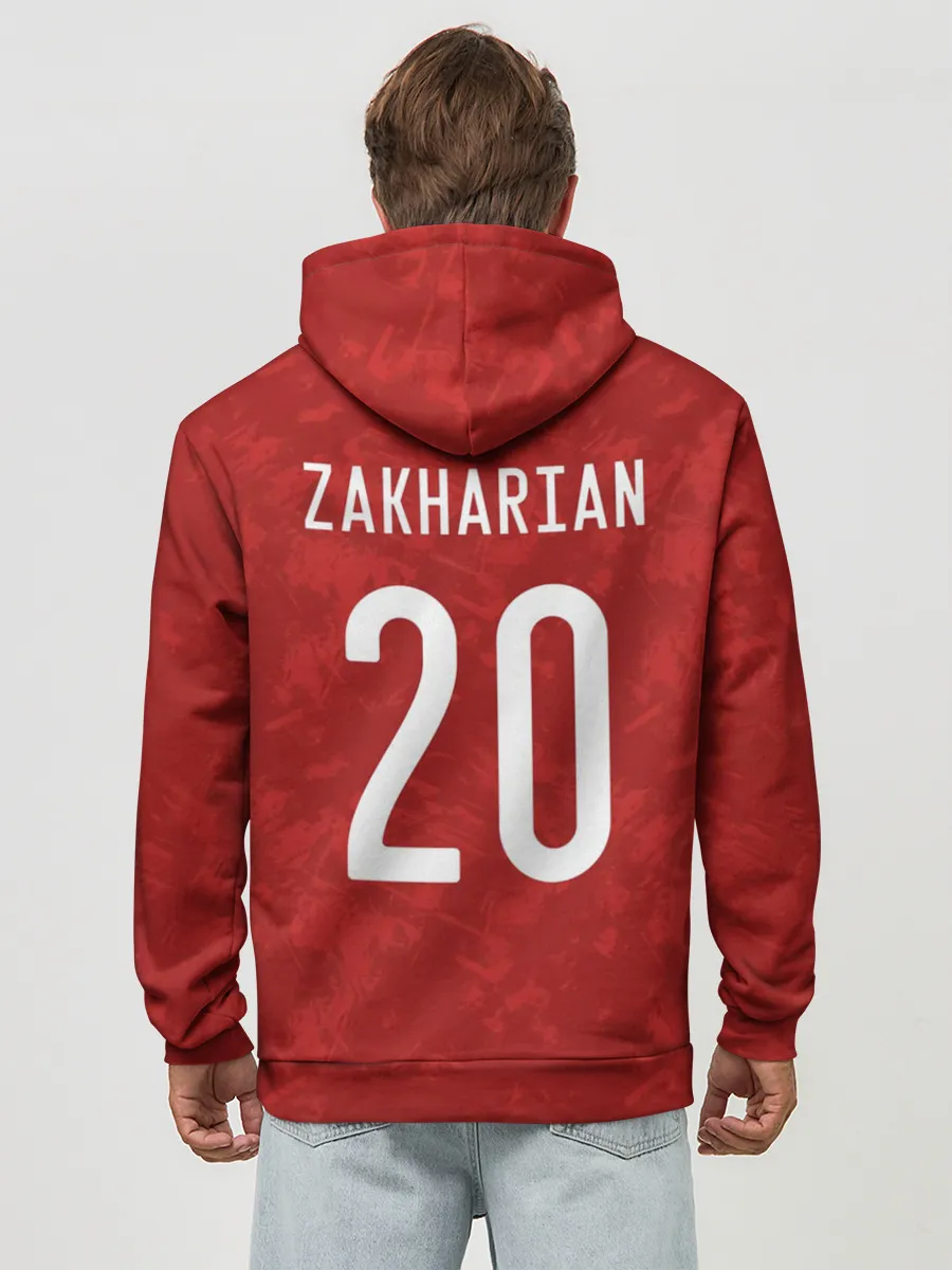 Худи мужской база хлопок / Захарян, форма сборной России