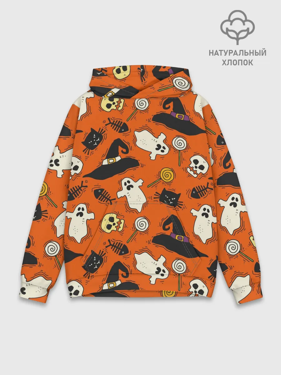 Худи мужской база хлопок / Хэллоуинские шалости