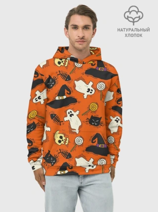 Худи мужской база хлопок / Хэллоуинские шалости