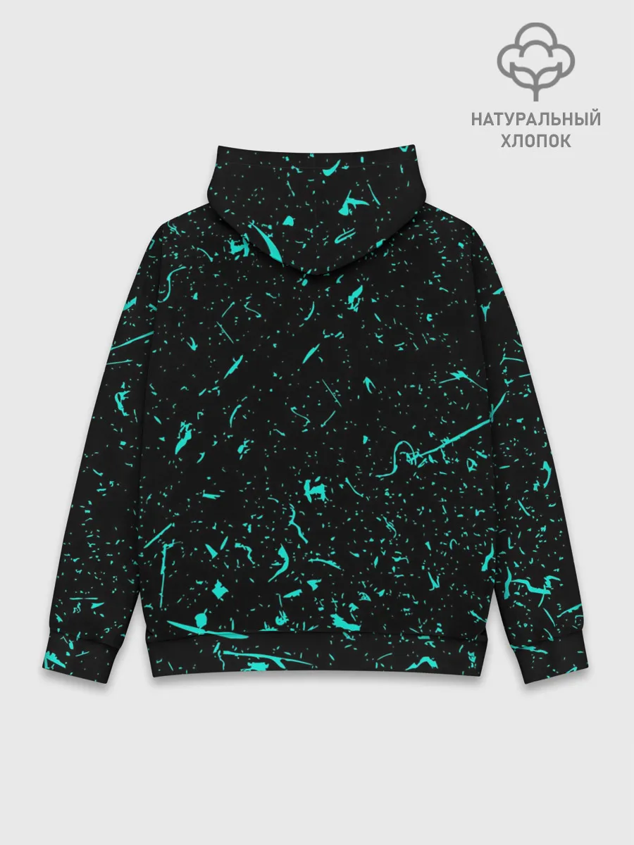 Худи мужской база хлопок / Geometry Dash скин