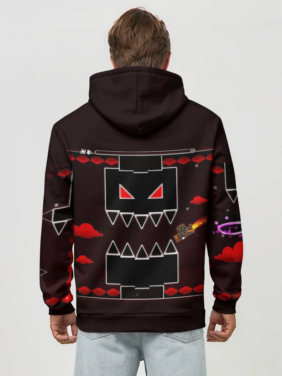 Худи мужской база хлопок / Geometry Dash game