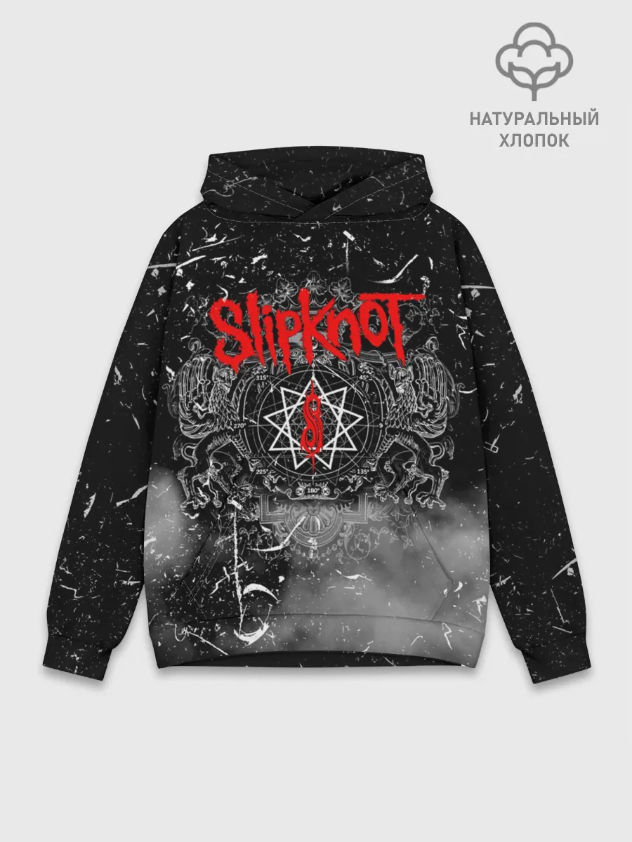Худи мужской база хлопок / Slipknot Grunge Rock | СЛИПКНОТ