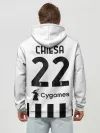Худи мужской база хлопок / Федерико Кьеза Ювентус форма 2021/2022