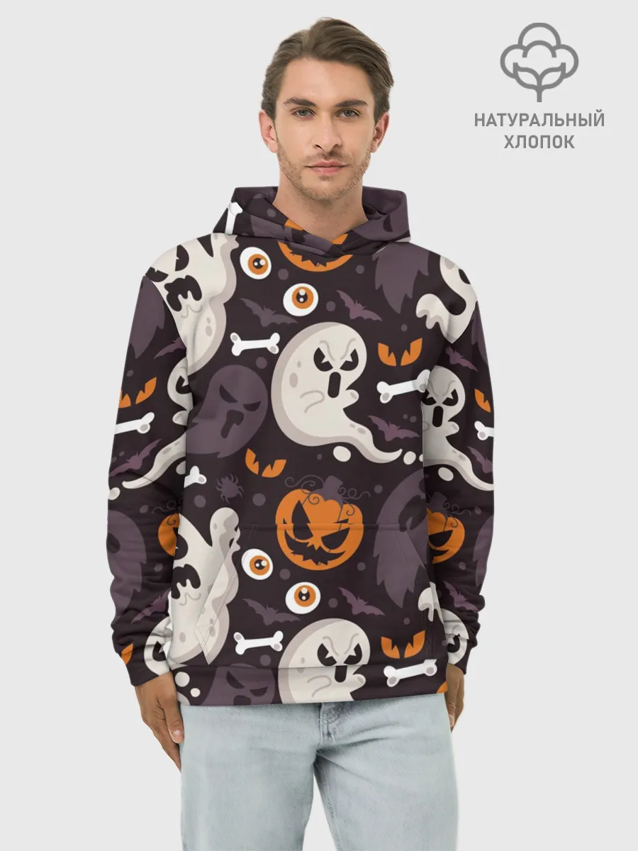 Худи мужской база хлопок / Мрачный праздник