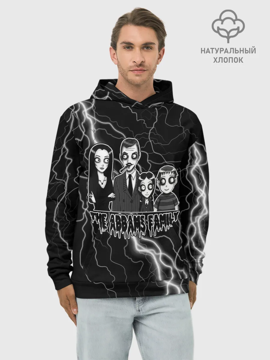 Худи мужской база хлопок / Addams family | Семейка Аддамс