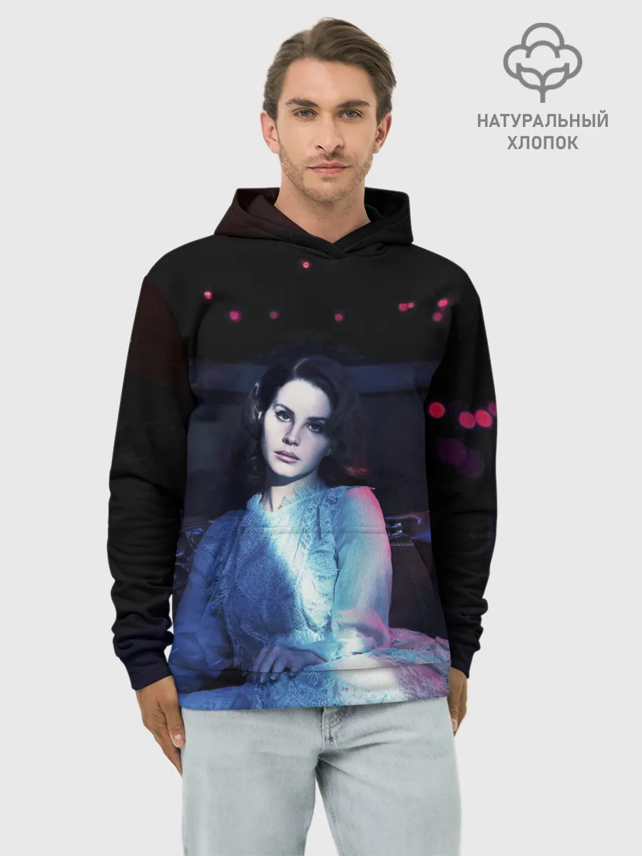 Худи мужской база хлопок / Нежная Лана
