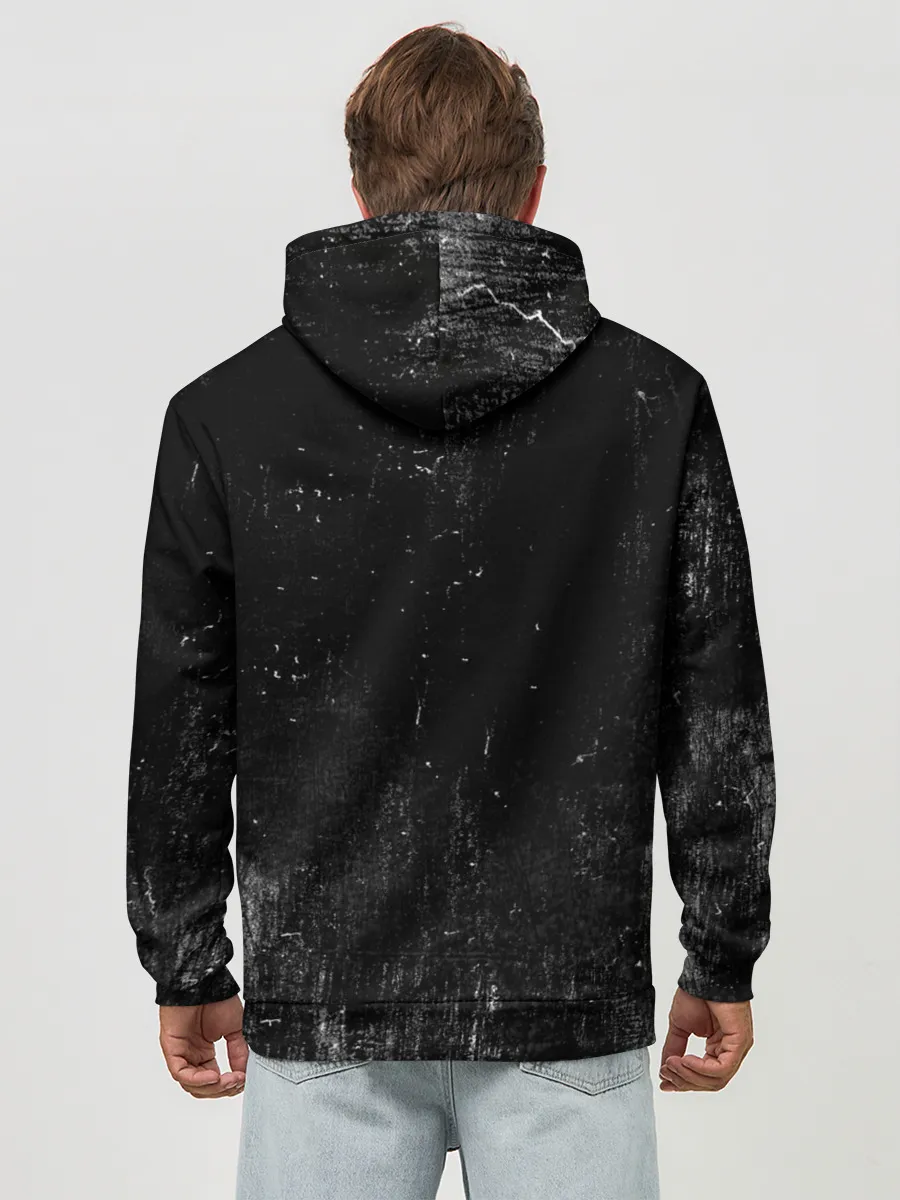 Худи мужской база хлопок / Морская пехота РОССИЯ