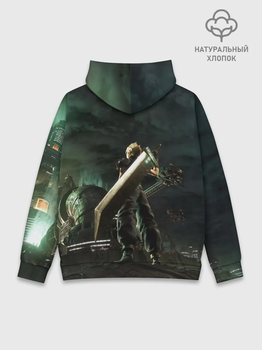 Худи мужской база хлопок / Клауд Страйф FF7