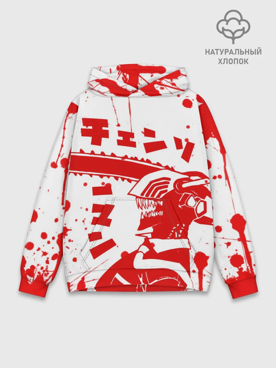 Худи мужской база хлопок / Chainsaw Man, Человек-бензопила