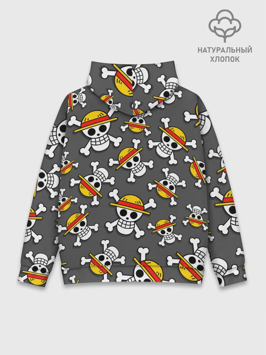 Худи мужской база хлопок / Ван-Пис, Мугивара