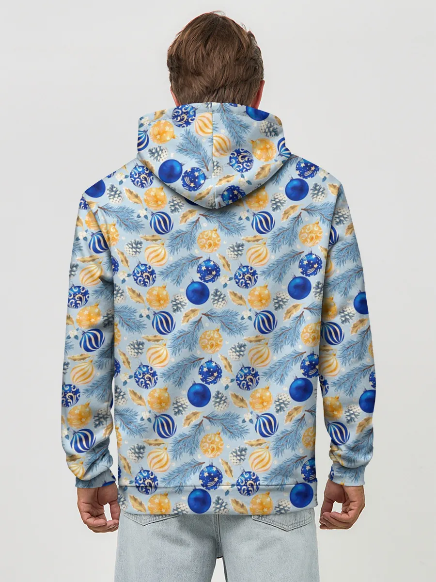 Худи мужской база хлопок / Новогодние Украшения