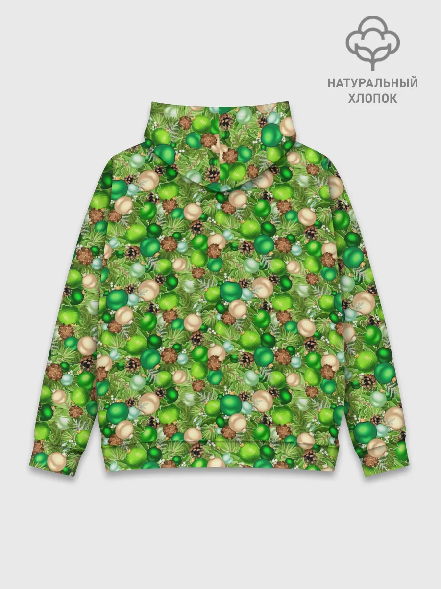 Худи мужской база хлопок / Новогодние Игрушки