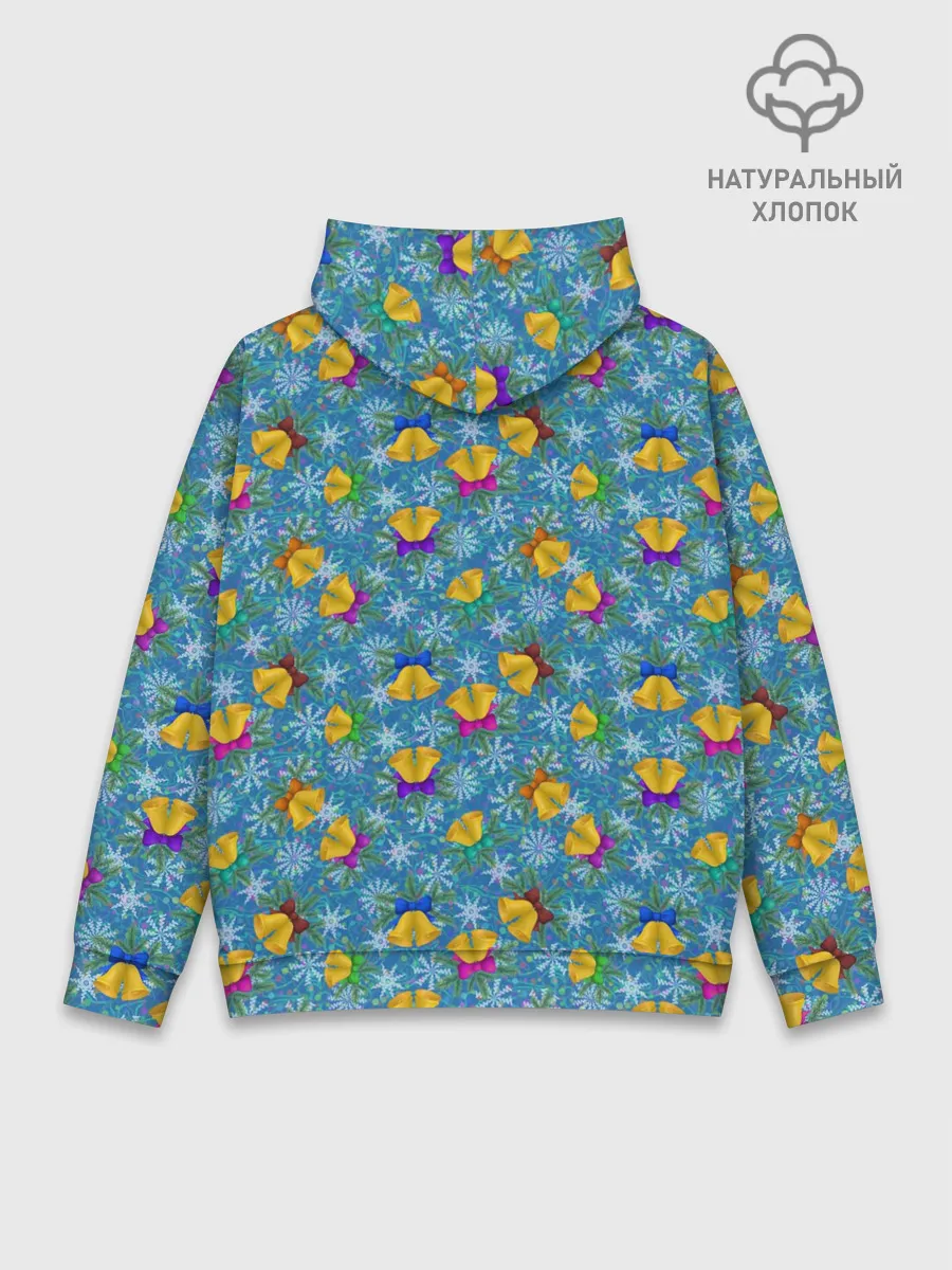 Худи мужской база хлопок / Праздничные Колокольчики