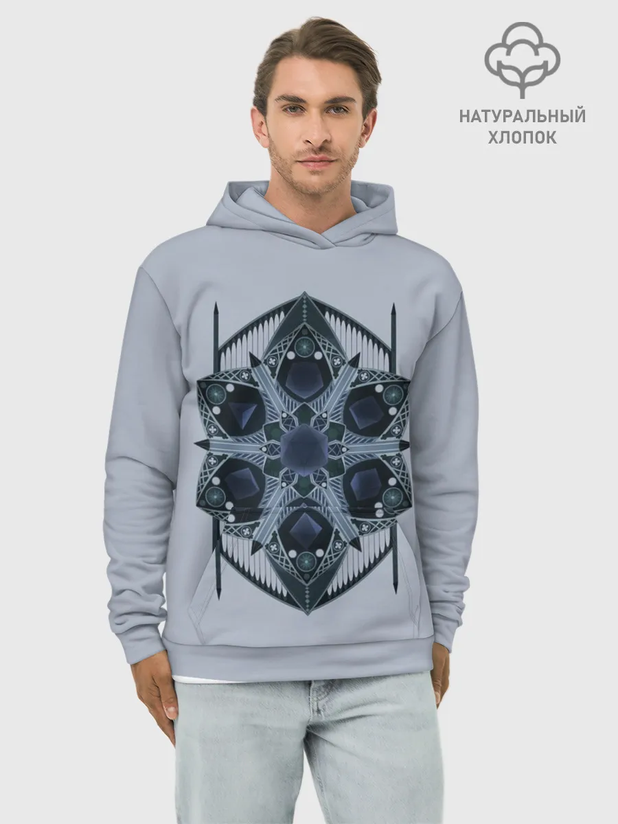 Худи мужской база хлопок / ДнД Готика FULL
