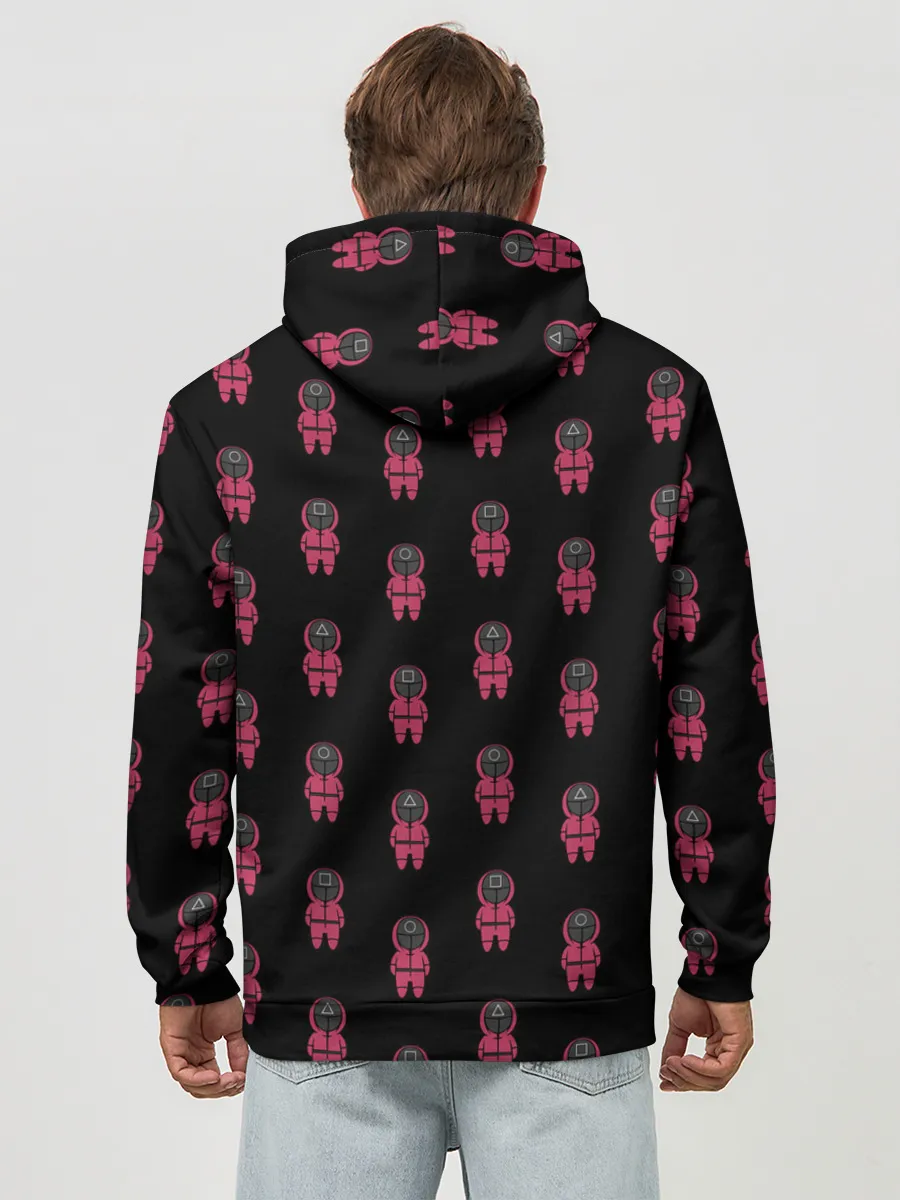 Худи мужской база хлопок / ФИГУРКИ СТРАЖЕЙ / ИГРА В КАЛЬМАРА