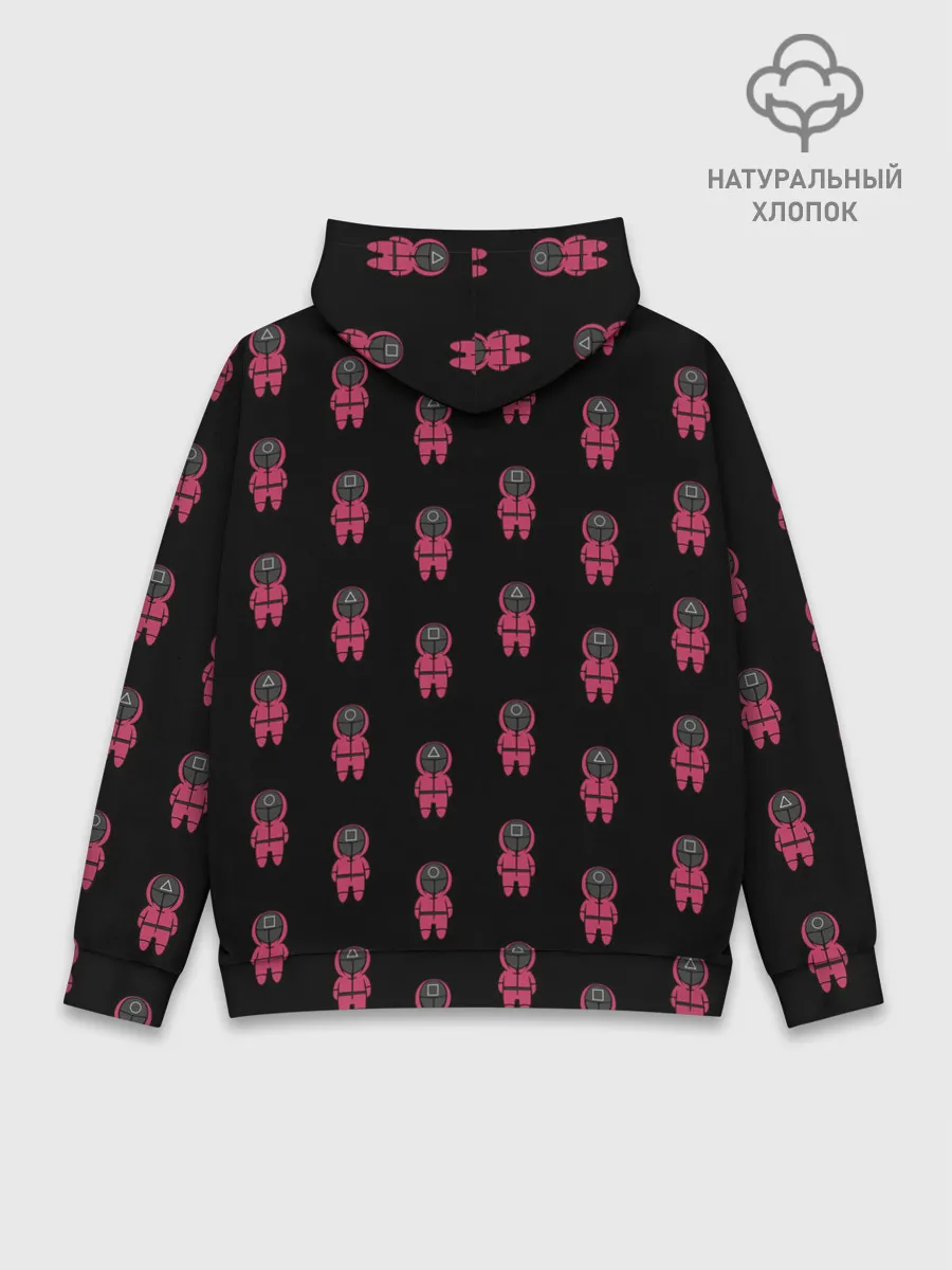 Худи мужской база хлопок / ФИГУРКИ СТРАЖЕЙ / ИГРА В КАЛЬМАРА