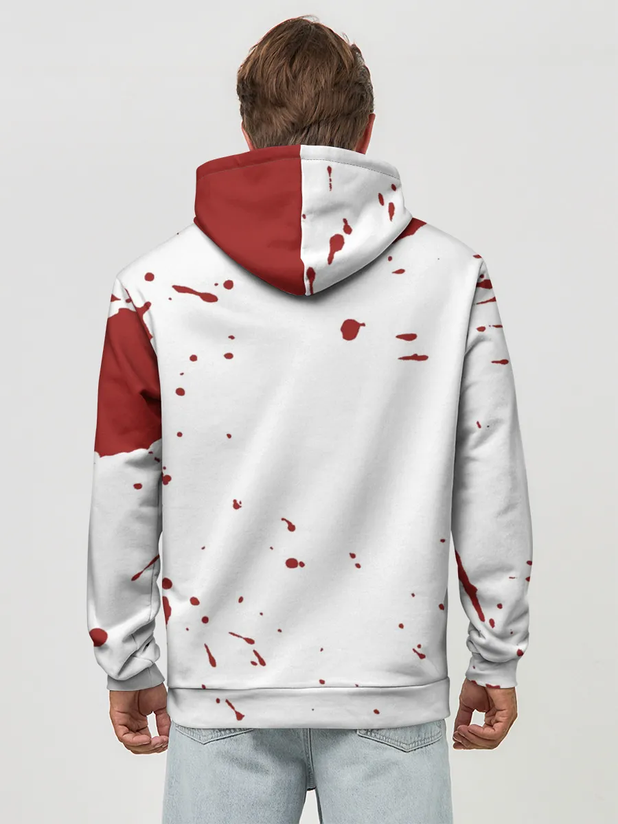 Худи мужской база хлопок / blood have a killer day Dexter