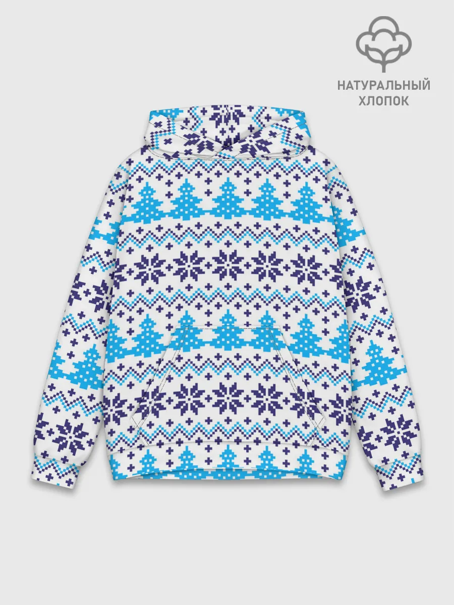 Худи мужской база хлопок / Сибирская зима 2022