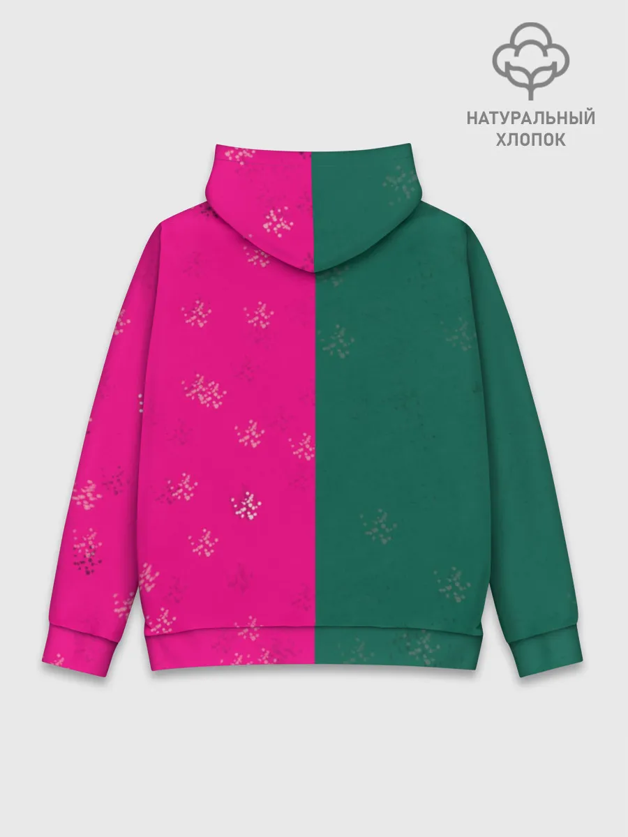 Худи мужской база хлопок / Игра в кальмара. Кукла. Противостояние