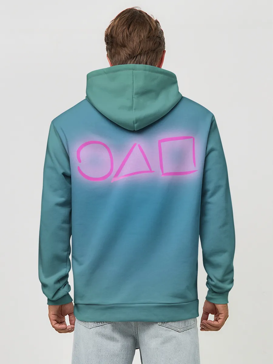 Худи мужской база хлопок / Squid game a