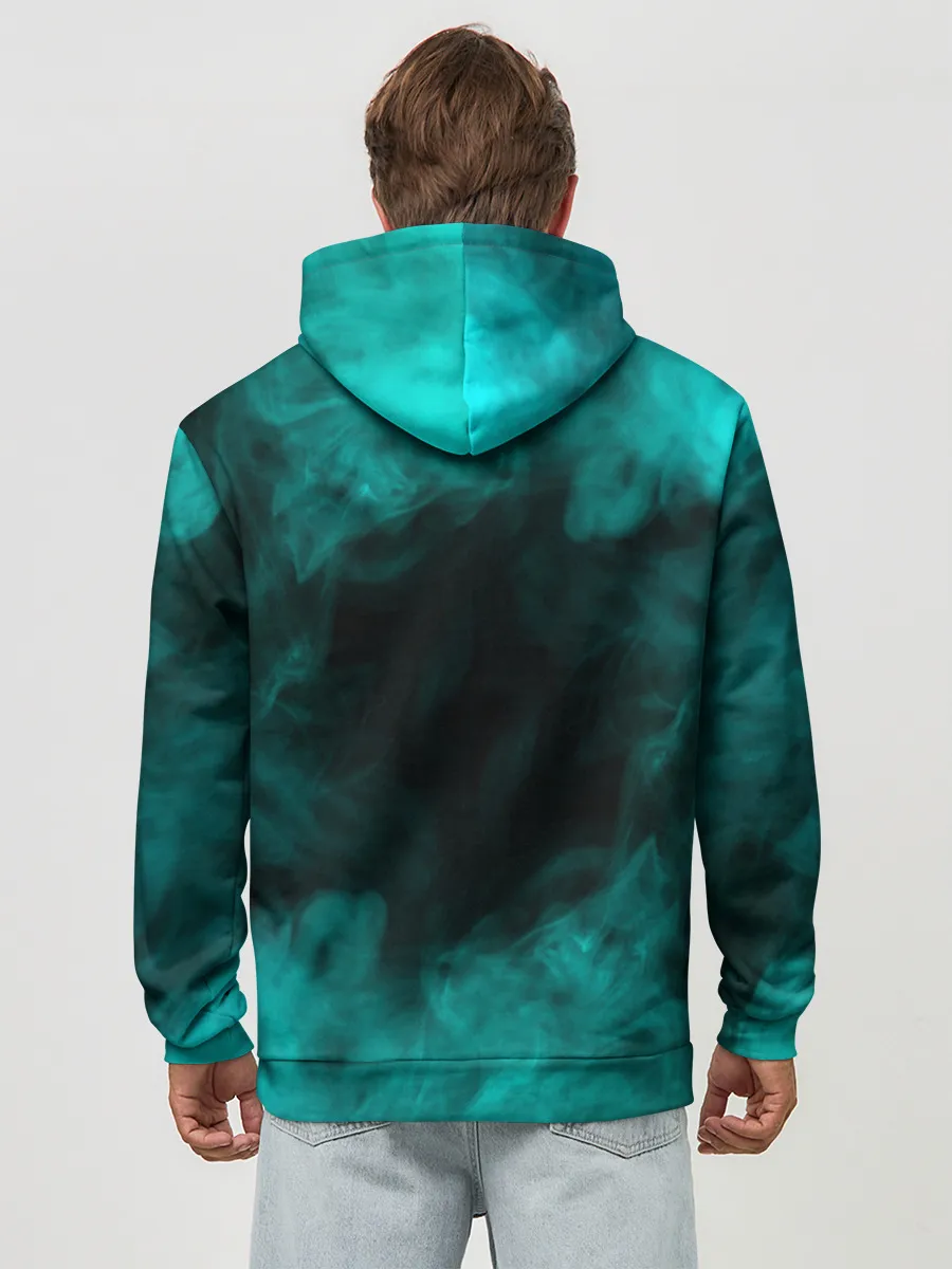 Худи мужской база хлопок / СТРАЖА В МАСКАХ | ИГРА В КАЛЬМАРА